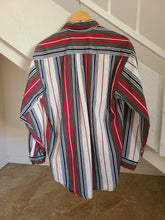 Load image into Gallery viewer, 90s Paco Label Mens Red Striped Button Down