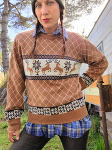 Vintage "Forum" Holiday Sweater