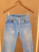 Load image into Gallery viewer, Perfect pair of faded Levi&#39;s 501s
