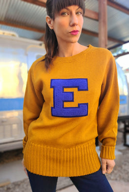 50s/60s Varsity Letterman Pullover