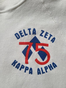 1986 Delta Zeta Kappa Alpha homecoming crewneck