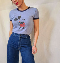 Load image into Gallery viewer, Vintage Mickey Mouse Ringer Tee
