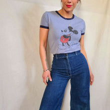 Load image into Gallery viewer, Vintage Mickey Mouse Ringer Tee