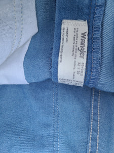 70s Baby Blue Wrangler Cutoff Shorts