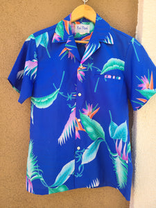 Vintage 70s Rai Nani Birds of Paradise Shirt