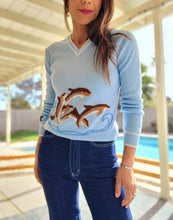 Load image into Gallery viewer, 70s Dolphin Novelty Knit