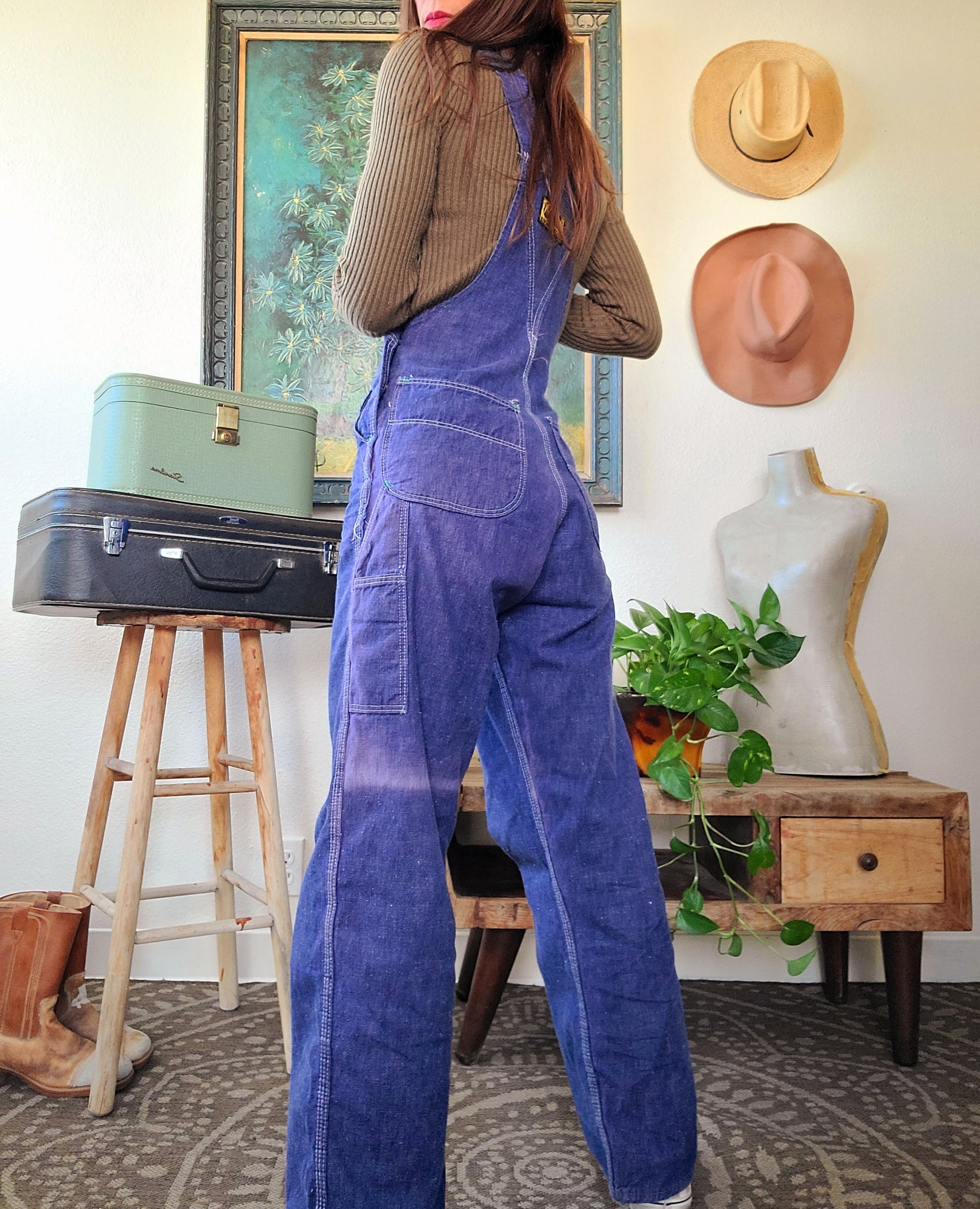 Dee cee Vintage Sanforized Denim Overalls – L'antico Vintage Co.