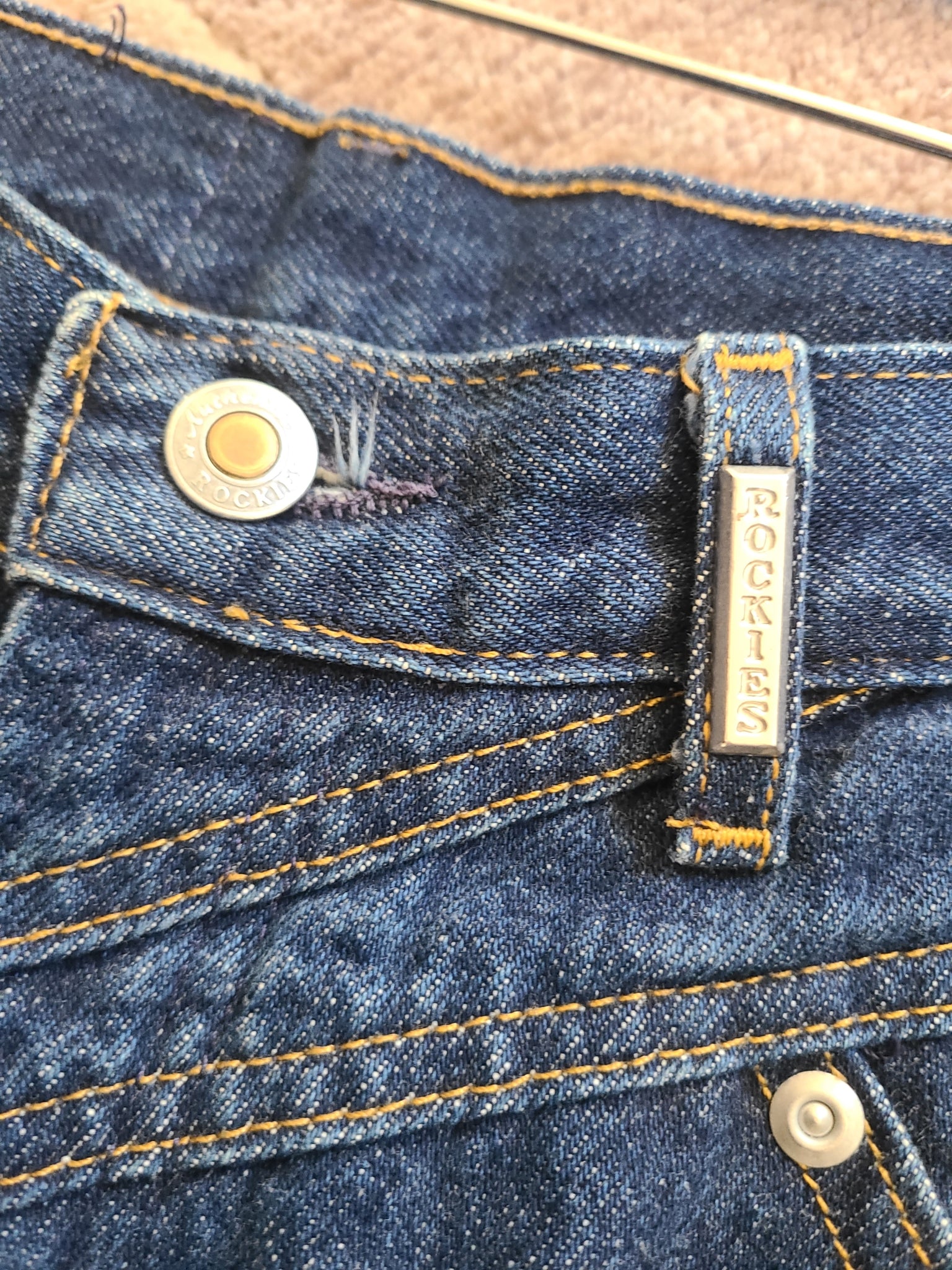 Vintage Colorado Rockies Xlong Indigo Jean – L'antico Vintage Co.