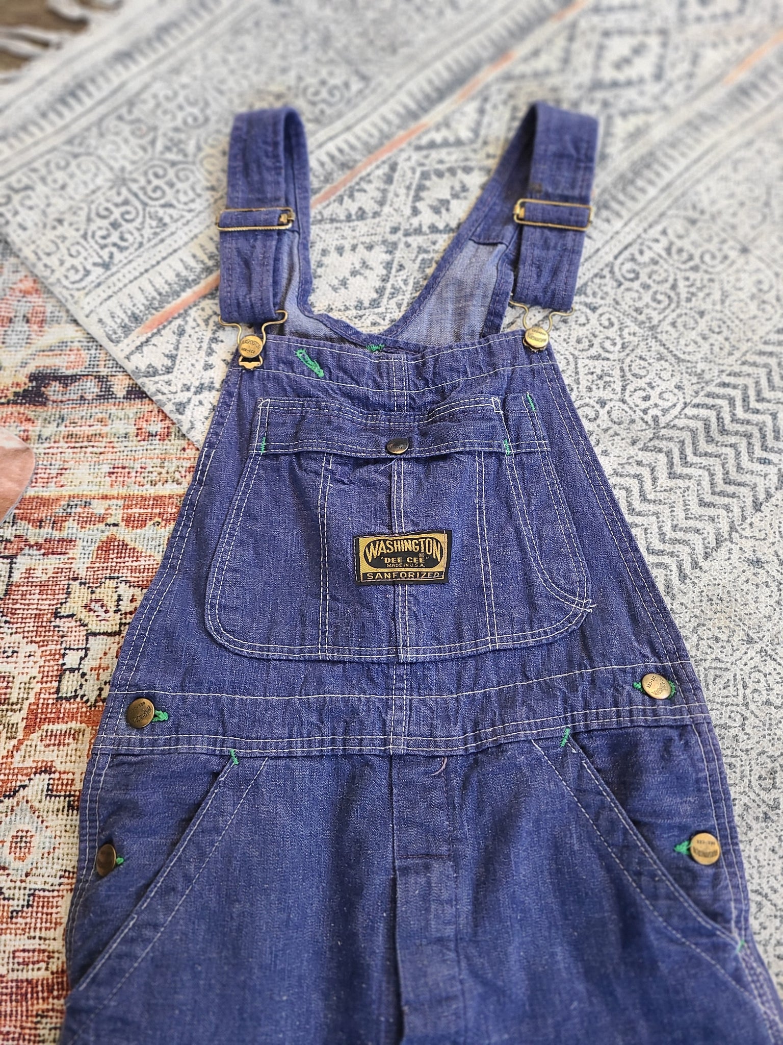 Dee cee Vintage Sanforized Denim Overalls – L'antico Vintage Co.