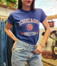 Load image into Gallery viewer, Chicago Cubs Vintage Champion tee
