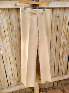 70s toasted oatmeal Wide Leg Trouser