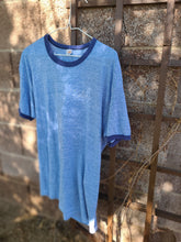 Load image into Gallery viewer, 70s/80s Hanes XL  Faded Blue Ringer Tee