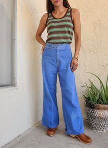 70s Bay Britches Flared Denim