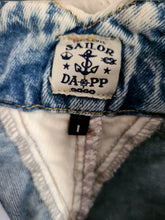 Load image into Gallery viewer, Holed/patched Rad Acid Wash Jeans